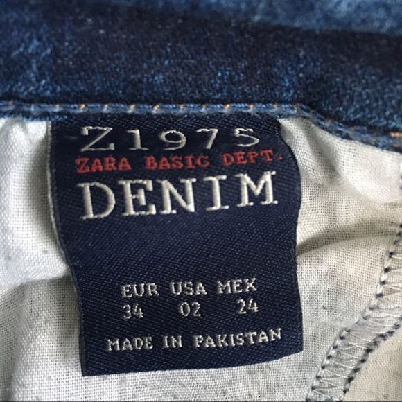 Zara JEANS Z1975 MID RISE SKINNY - Picture 8 of 8